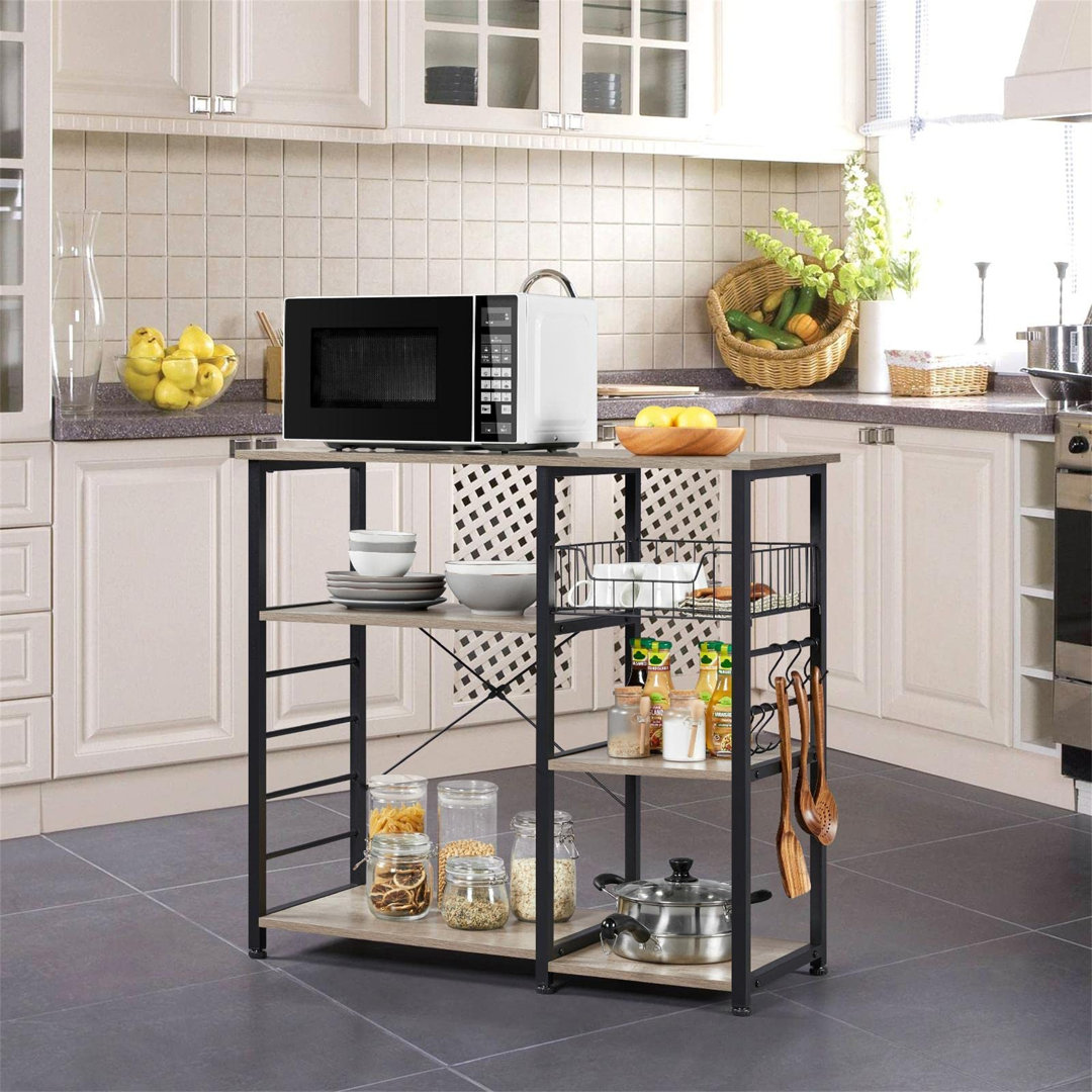 Adulfo Metal Standard Baker's Rack with Microwave Compatibility