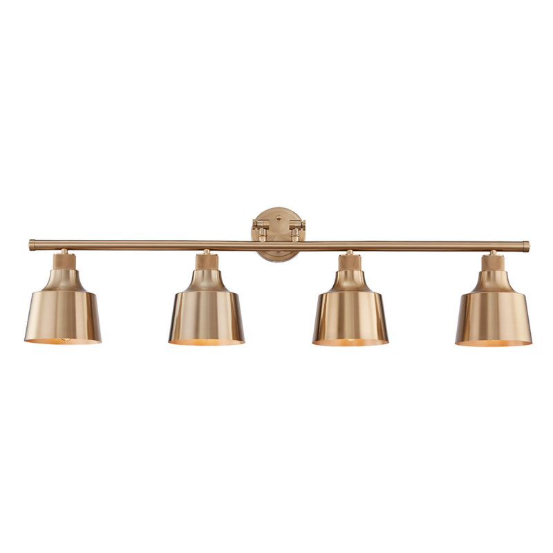 Yatesville 4 - Light Vanity Light, Satin Gold, Satin Gold