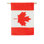 Mélange de polyester à 2 côtés 44 x 28 po canada drapeau maison