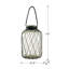 Vase de table en verre transparent / noir-50707845