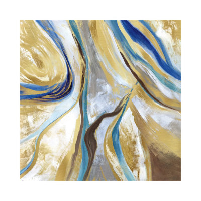 Toile Ste Stexix - Agate et or II par Nan
