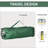 Portable Folding Chair For Outdoor Events And Camping Trips, Gray With Widened Seat Cup Holder Comfort