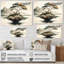 Bonsai par l'eau I - art mural moderne sur toile-1788258705-1788258713