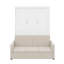 Grand lit escamotable avec coussin-118017955
