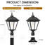 22-In Solar Lantern Head Dusk-To-Dawn