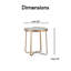 Mirabelle Mirabelle Outdoor Side Table-29308901