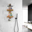 Serviteur de douche suspendu en bambou Drakos