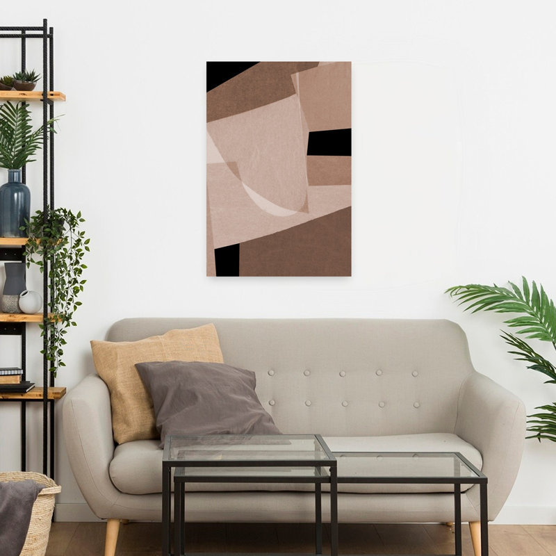 Art contemporain contemporain abstrait, H 24 po x l 16 po
