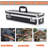 Chef’s Knife Case Aluminum Hard Case with Dual Combination Locks Cultery Carrier Portable Knife Organizer Block Holders Protectors With 8 Slots Can Hold Home Kitchen Knife Tools Up To 17.5”