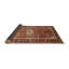 Tapis brun/noir/beige traditionnel-836743694