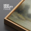 «Foggy River Landscape», art mural sur toile - Scène de nature tranquille dans des tons neutres doux-115165300-115165302