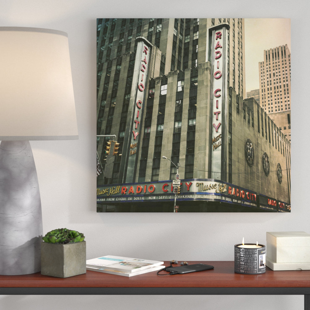 'Radio City' by Andrew Paranavitana Photographic Print on Wrapped Canvas