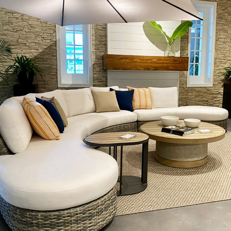 Tiburon Outdoor Round Coffee Table