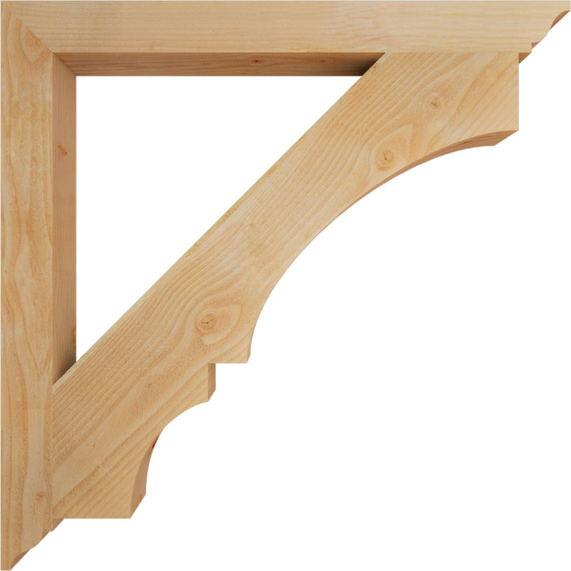 Support traditionnel Balboa, Sapin Douglas scié brut, H 44 po x l 4 po x P 44 po