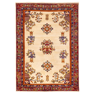 Royal Mahal Cream Rug 5'7" x 7'9"