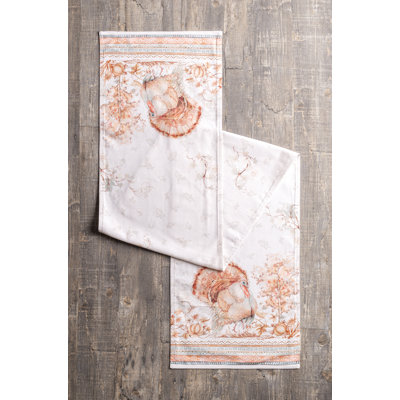 Maison d'Hermine Giving Thanks 100% Cotton Table Runner - Double Layer - 14.5" x 108"