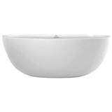 Metro Alamo 58" x 31" Freestanding Soaking Solid Surface Bathtub