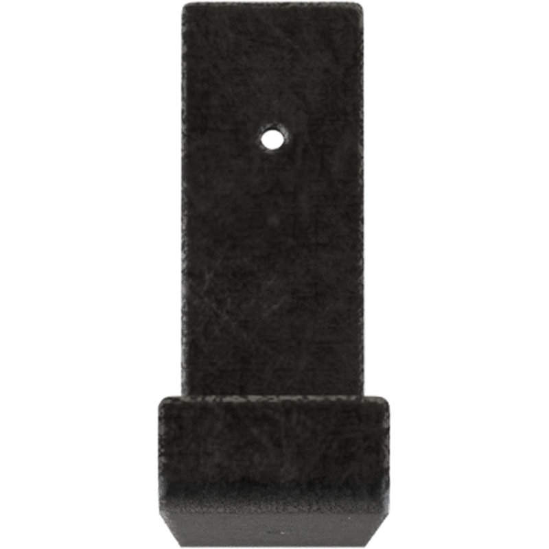 Support de tablette en acier, H 6 po x l 2 po x P 8 po, Étain antique