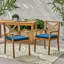 PERLA DINING CHAIR,2PCS With 2 Cushions,For Backyard, Poolside, Garden-1620512731-1620512734