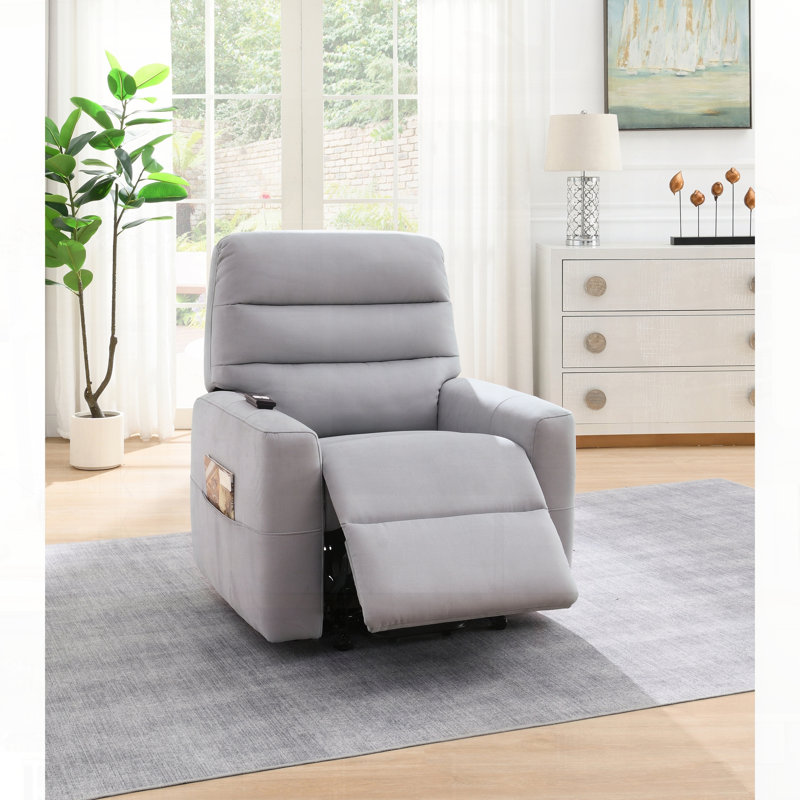 Fauteuil inclinable électrique en cuir Aire