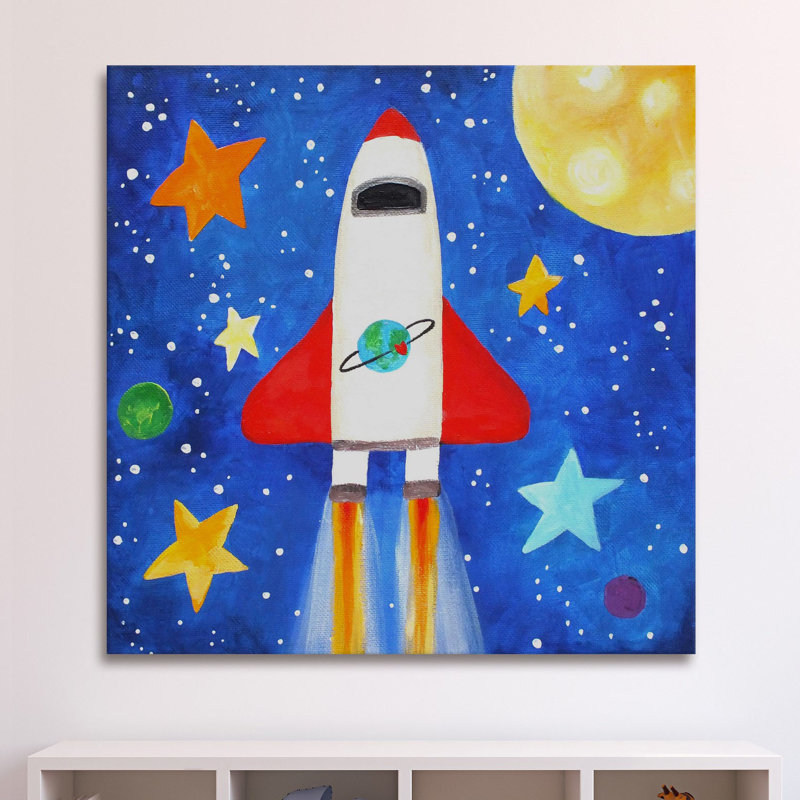 «Shuttle Flight», reproduction sur toile tendue, H 24 po x l 24 po