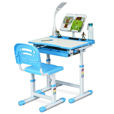 Ensemble de bureau et de chaises l 26 po Arispe