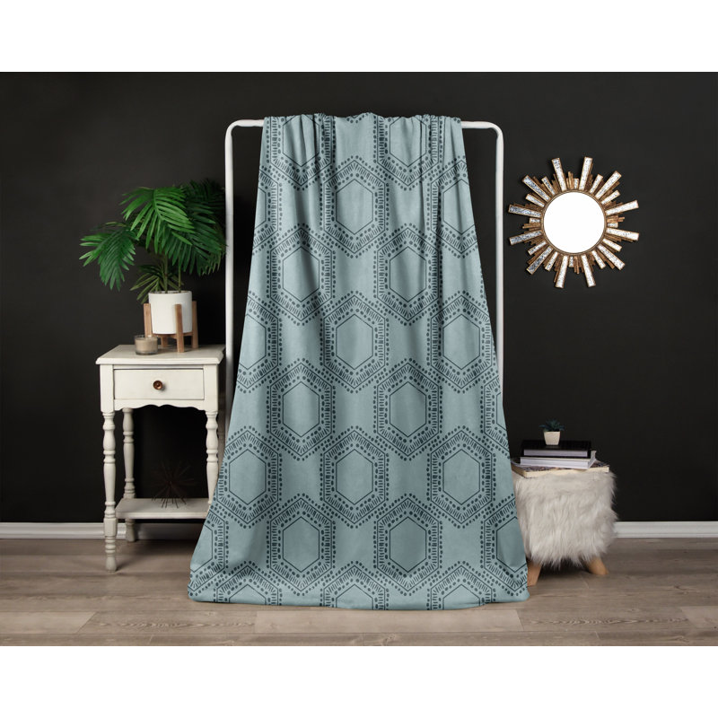 Throw Blanket, 51" W x 60" L, Blue