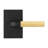 Mirada Reeded Bed/Bath Lever w/ Rectangular Rose-113966901