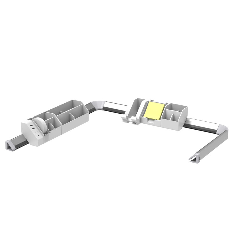 Plastic Desk Organizer Set