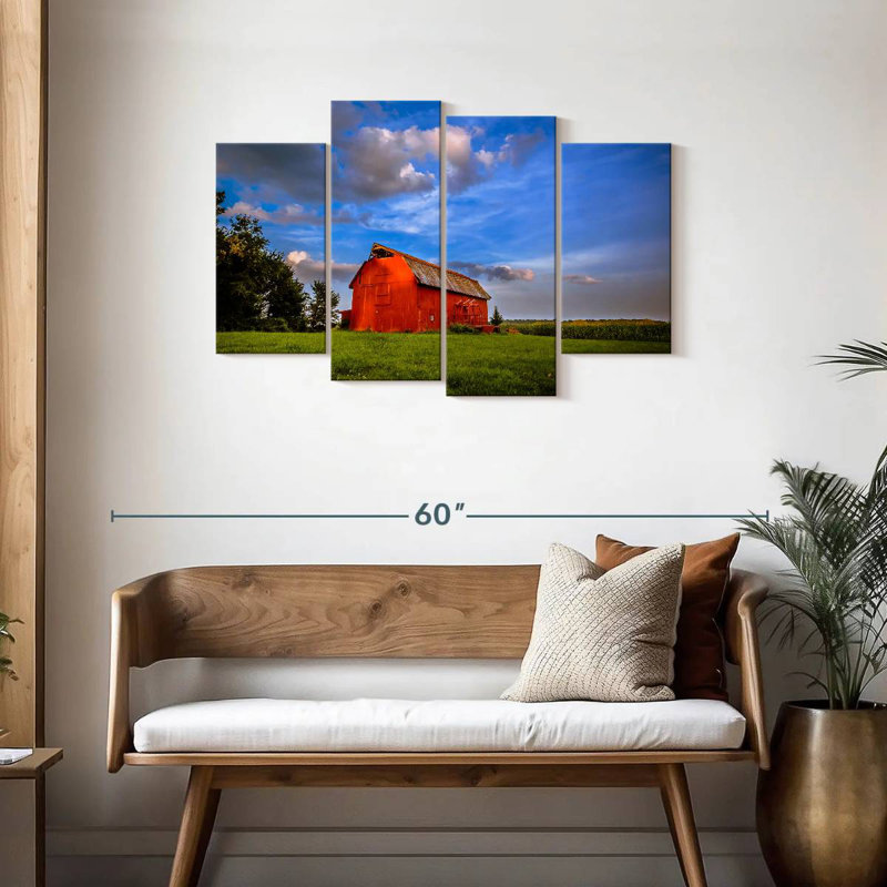 Lilie Barn à la ferme, H 27 po x l 43 po