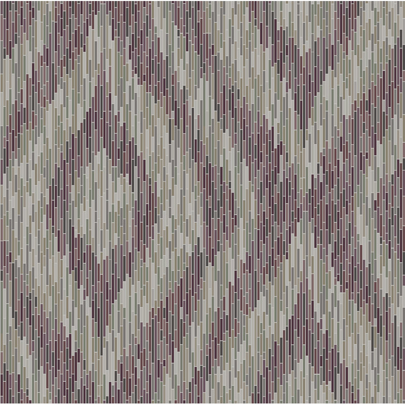 Ethereal Ogee 10m x 52cm Wallpaper Roll, Purple