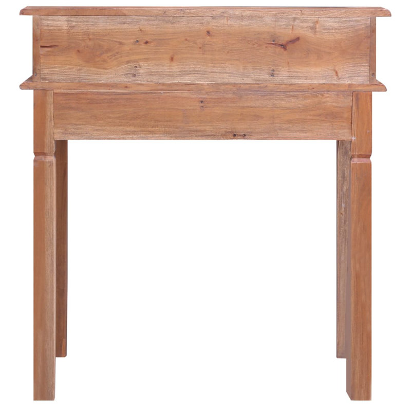 Braeli Solid Wood Top Writing Desk, Brown