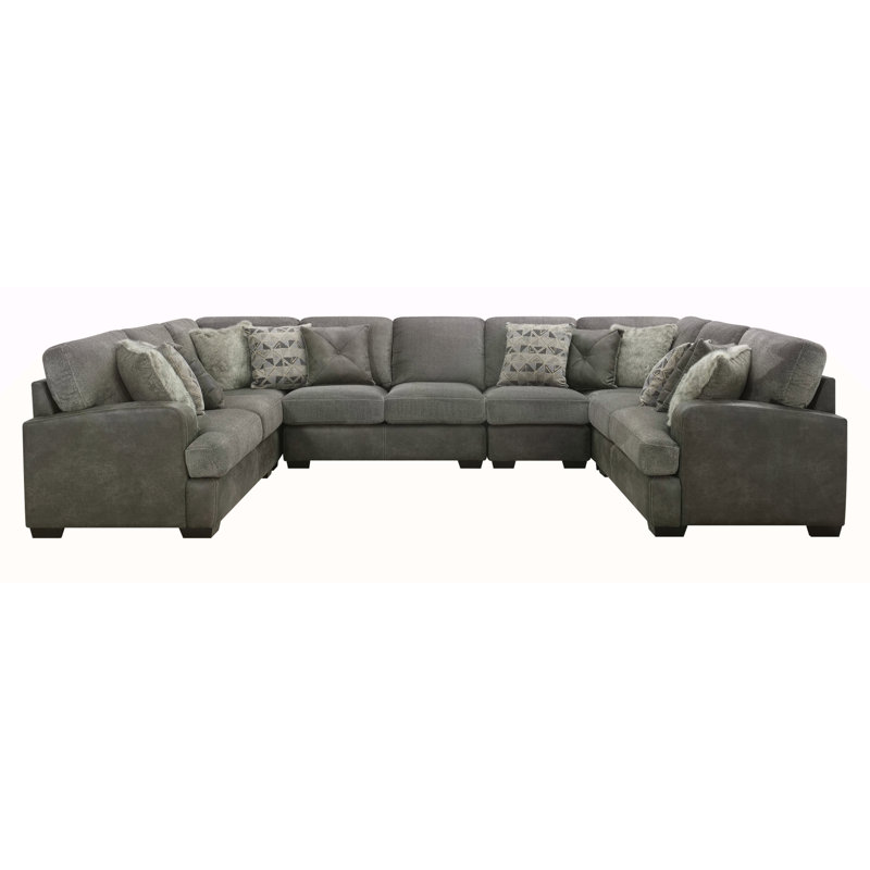 Grey Modular 6 Piece Sectional