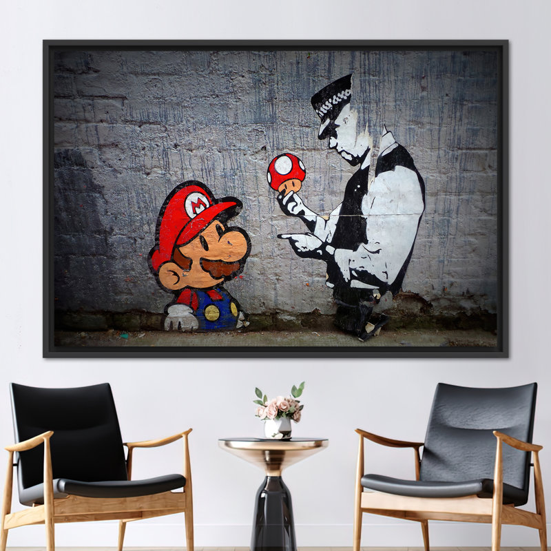 Print on Canvas, Black Floater Framed, 40 cm H x 60 cm W