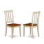 L'ensemble de salle à manger 5 pièces comprend une table de salle à manger ovale avec papillon et 4 chaises de cuisine, babeurre et cerise-18826278-49667968