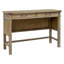 Table fonctionnelle à deux tiroirs en bois pour un charme décontracté