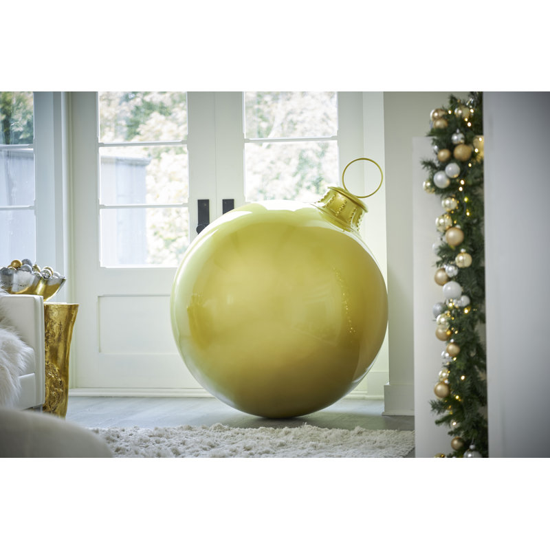 Christmas Ball Ornament, Gold