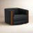 Genuine Leather Swivel Arm Chair-120893214