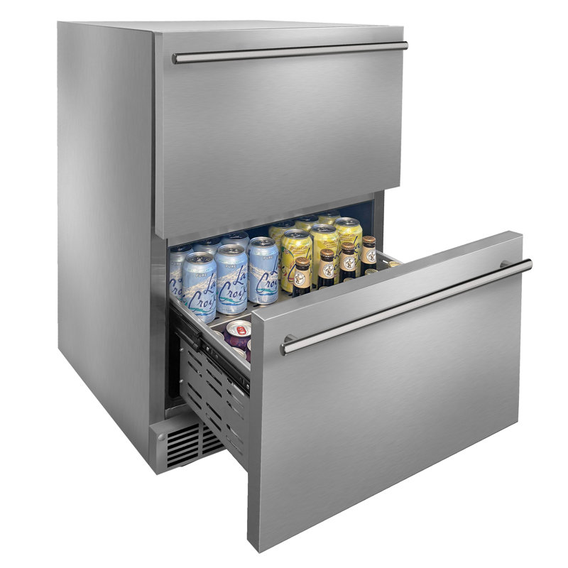 Marvel 24"W. Essential 5.0 Cu.Ft. Refrigerated Drawers - Stainless Steel