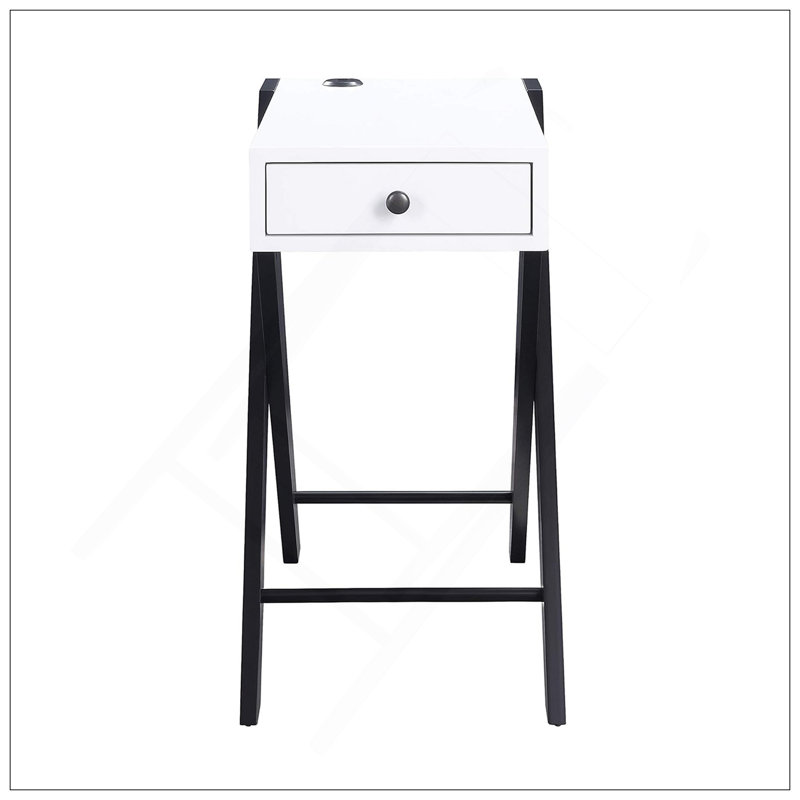 Versatile Side Table With USB Charging And Spacious Drawer For Convenience
