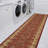 Homeline Non-Slip Rubberback Oriental Indoor Runner Rug, Dark Red-397911827