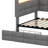 Upholstered Daybed With Storage 2 Drawers And Charging Station, Day Bed Frame With LED Lights And Storage Headboard-1766971697