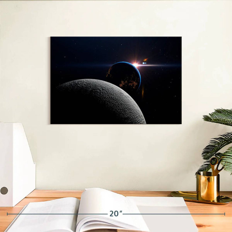 Oberle Lunar Eclipse, 8" H x 12" W