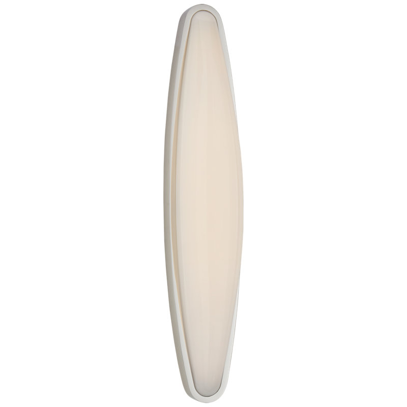 AERIN Ezra Large Bath Sconce, Polished Nickel
