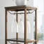 Bar Armoire à vin avec porte-verres à vin à 5 niveaux-1210157629