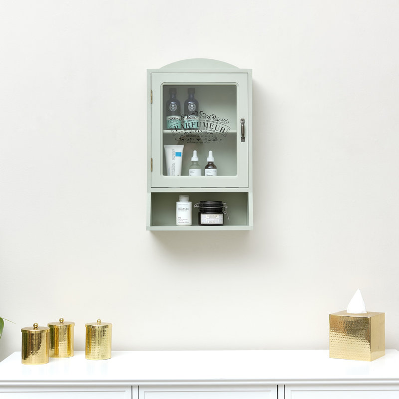 Breneman Bathroom Cabinet, Sage Green