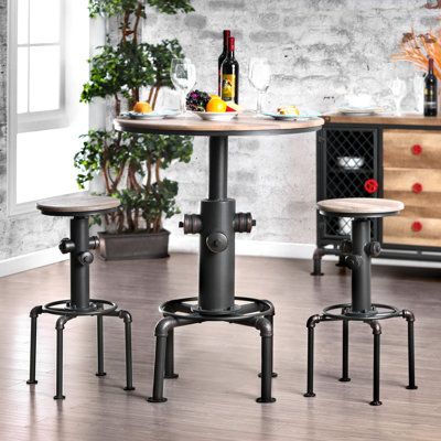 Peres 2 - Person Pedestal Dining Set