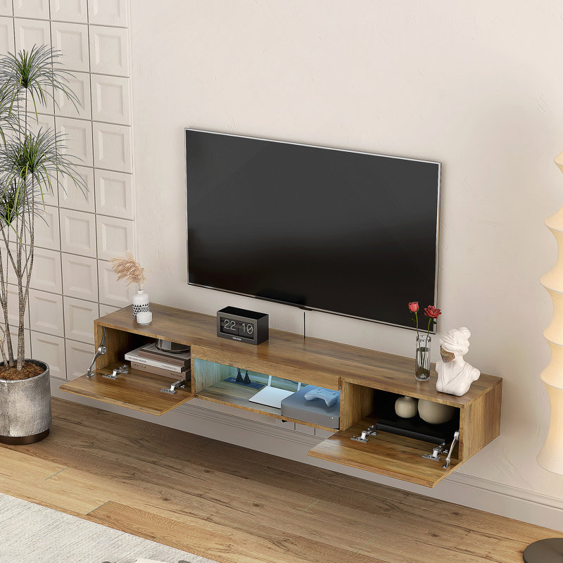 Meuble télé en bois manufacturé, Bois