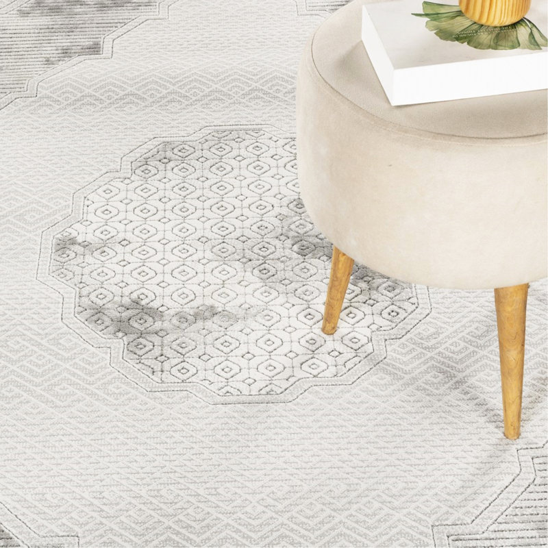 Gray Area Rug, Runner 2'7" x 9'10"