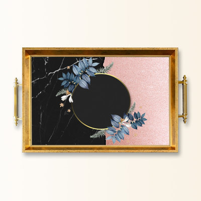 Élégant plateau en verre de 19,7 po x 11,4 po x 1,4 po | Fabrication 100% verre durable | Facile à nettoyer avec un chiffon humide | Idéal pour le service, la présentation décorative et l'organisation | Ajout élégant à la décoration intérieure